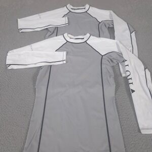 LOT OF 2 Anetik Shirt Mens S UV Protection Rash Guard Long Sleeve Performance